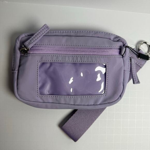 Blush Quilted Wristlet Wallet Compact Organizer Bag - Picture 5 of 7